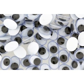 Ovale rulle�jne store pupiller 20 mm Ikke selvkl�bende