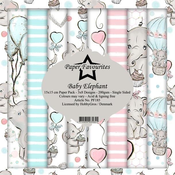 Paper Favourites Steampunk Denim15x15cm 3x8 design 200g