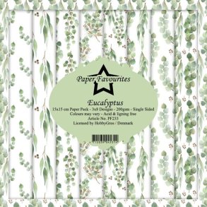 Paper Favourites Eucalyptus 3x8 design 15x15cm 200g
