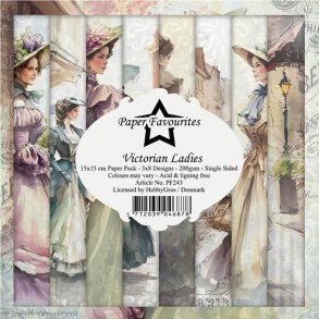 Paper Favourites Victorina ladies 3x8 design15x15cm 200g