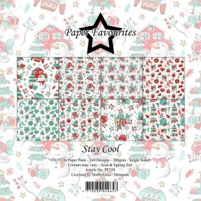 Paper Favourites Stay cool 3x8design 15x15cm 200g
