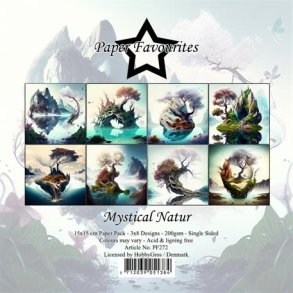 Paper Favourites Mystical natur 3x8design 15x15cm 200g