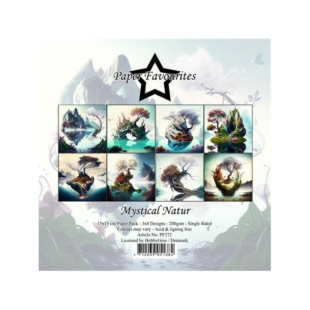 Paper Favourites Mystical natur 3x8design 15x15cm 200g