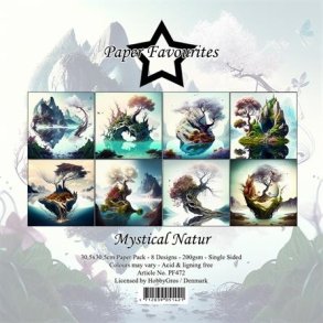Paper Favourites Mystical natur 8 ark 30,5x30,5cm 200g