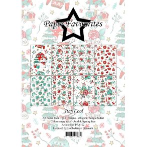 Paper Favourites Stay cool A5 3x8design 14,85x10,5cm 200g