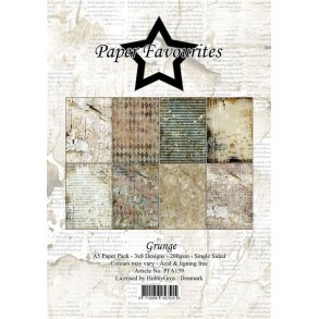 Paper Favourites Grunge 3x8design 14,85x21cm 200g