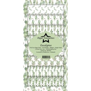 Paper Favourites slimcard Eucalyptus 10x21cm 200g