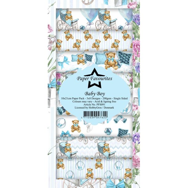 Paper Favourites slimcar 3x8design 10x21cm 200g