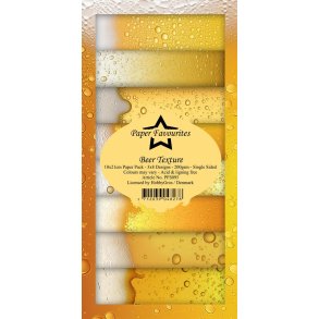 Paper Favourites slim card Beer Texture 3x8 design 10x21cm 200g