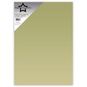 Paper Favourites mirror card mat smooth mint A4 250g
