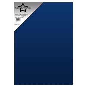 Paper Favourites mirror card mat blue obsiean A4 250g