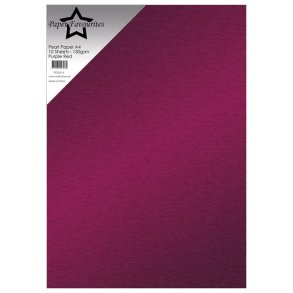  Paper Favourites Pearl Paper Purple red A4 1 sidet 130g