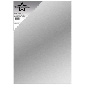 Paper Favourites  Pearl Paper Water silver grey A4 2 sidet 240g