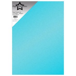 Paper Favourites  Pearl Paper Cloud blue A4 2 sidet 240g