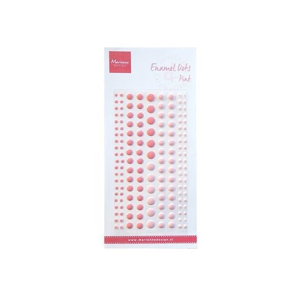Marianne Design Enamel dots Two pink 156 stk