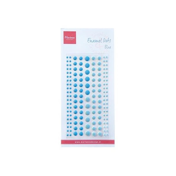 Marianne Design Enamel dots Two blue 156 stk