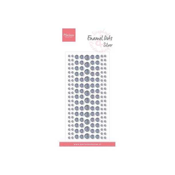 Marianne Enamel dots "Silver" 156stk