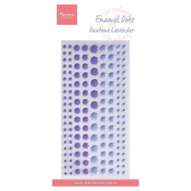 Marianne Design Enamel dots Duotone lavender 156stk