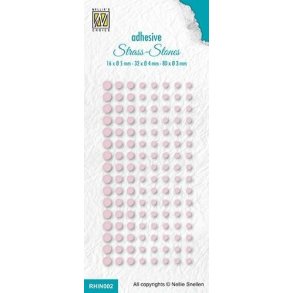 NS Rhinestone Bright pink 80x3mm, 32x4mm, 16x5mm