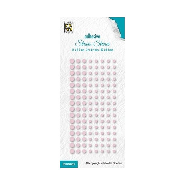 NS Rhinestone Bright pink 80x3mm, 32x4mm, 16x5mm