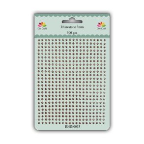  Dixi Craft Rhinsten Bronze 3mm 500stk