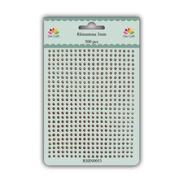  Dixi Craft Rhinsten Bronze 3mm 500stk