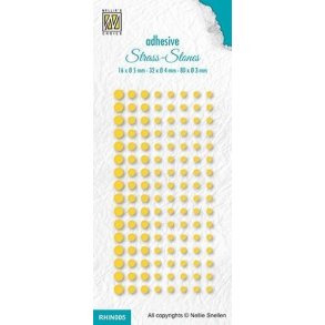 NS Rhinestone Yellow 80x3mm, 32x4mm, 16x5mm