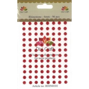 Dixi Craft Rhinsten juler�d 6 mm 96 stk