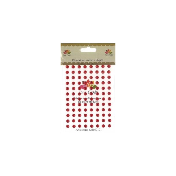Dixi Craft Rhinsten juler�d 6 mm 96 stk