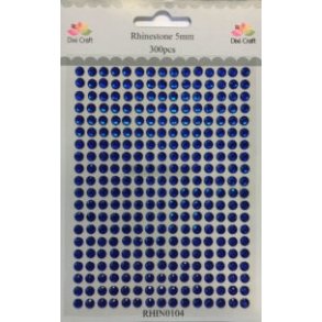 Dixi Craft Rhinsten m�rke bl� 6 mm 300 stk 