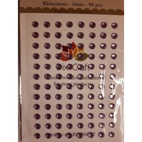 Dixi Craft Rhinsten lys lilla 6 mm 96 stk
