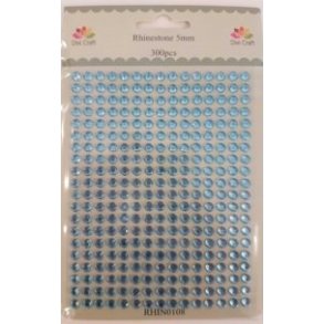  Dixi Craft Rhinsten babybl� 5mm  300 stk 