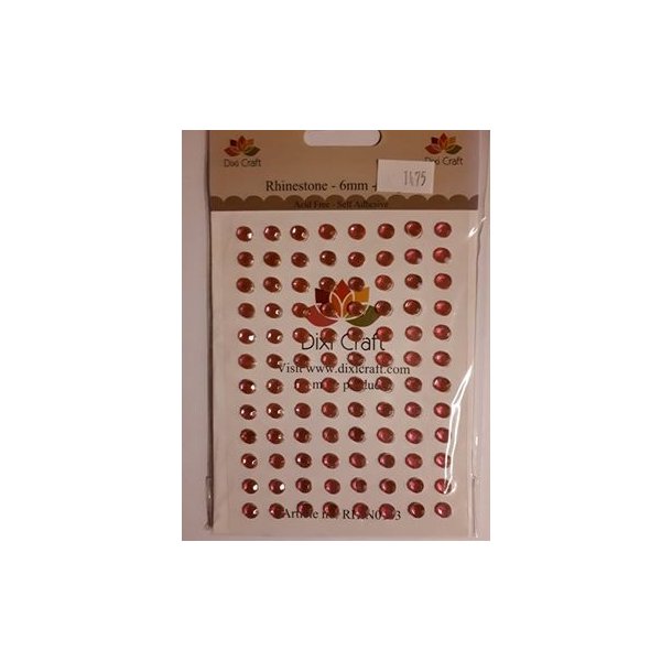  Dixi Craft Rhinsten lyser�d 6 mm 96 stk