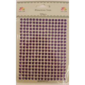  Dixi Craft Rhinsten lilla 6mm 300 stk
