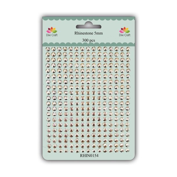  Dixi Craft Rhinsten Shiny Gold 5 mm 300 stk