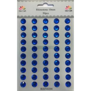 Dixi Craft Rhinsten m�rke bl� 10 mm 50 stk 