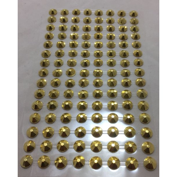 Rhinsten Guld H 120 stk selvkl�bende