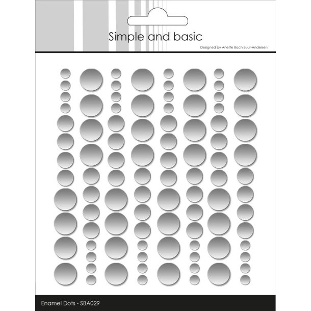 Simple and basic Enamel dots Metallic silver matte 4,6,8mm