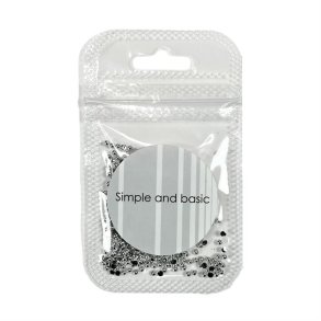 Simple and basic halvperler Polished silver 2mm Ikke selvkl�bende ca 500stk 