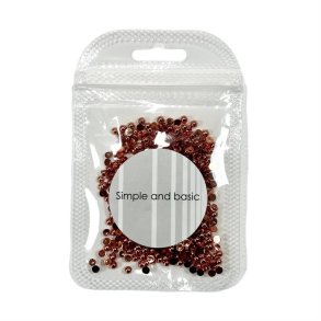 Simple and basic halvperler Polished rosa gold 3mm Ikke selvkl�bende ca 500stk