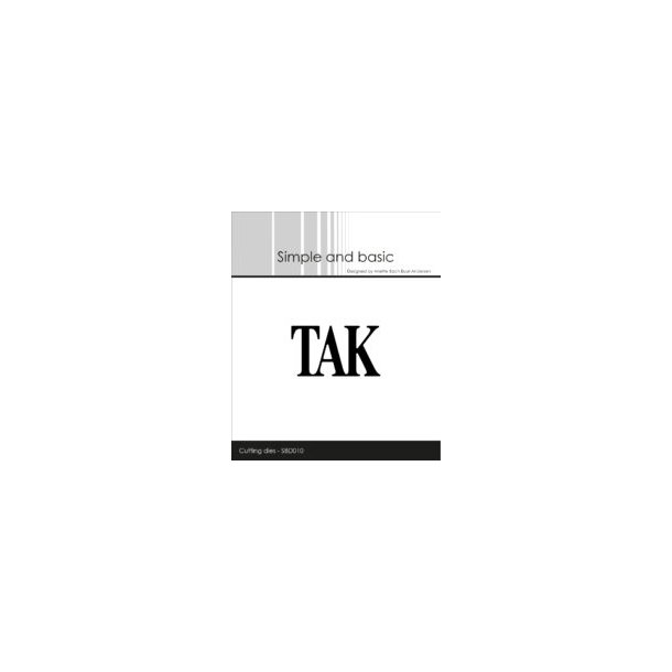 Simple and basic die Tak 4,2x2,8cm