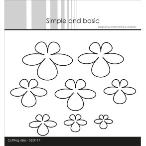  Simple and basic die Sweet flowers 5,5x4,2cm
