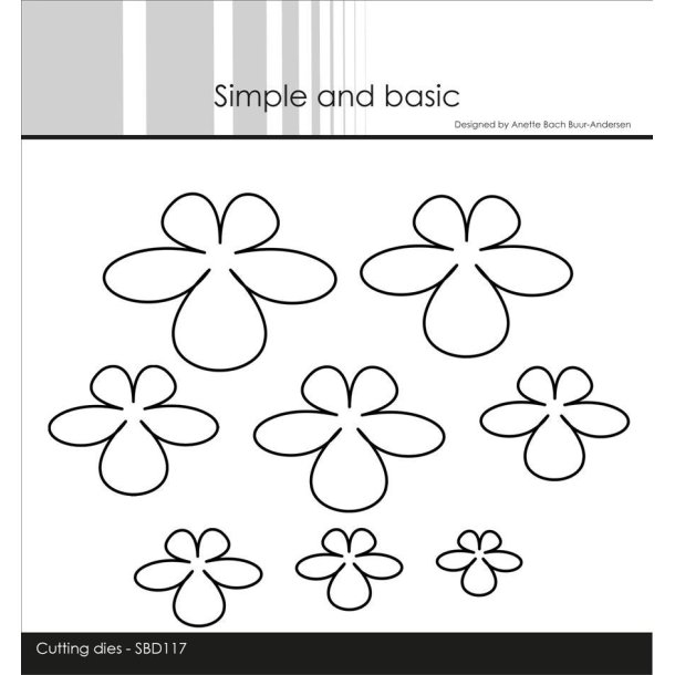  Simple and basic die Sweet flowers 5,5x4,2cm