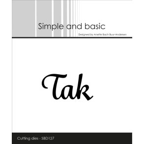 Simple and basic die Tak 4,6x2,5cm