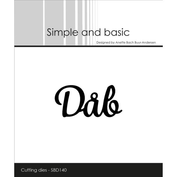 Simple and Basic die D�b 5x2,5cm