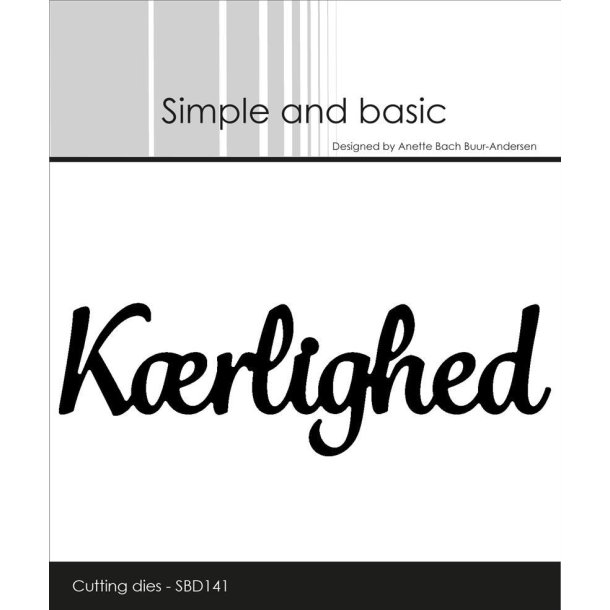 Simple and Basic die K�rlighed 10,3x3,4cm