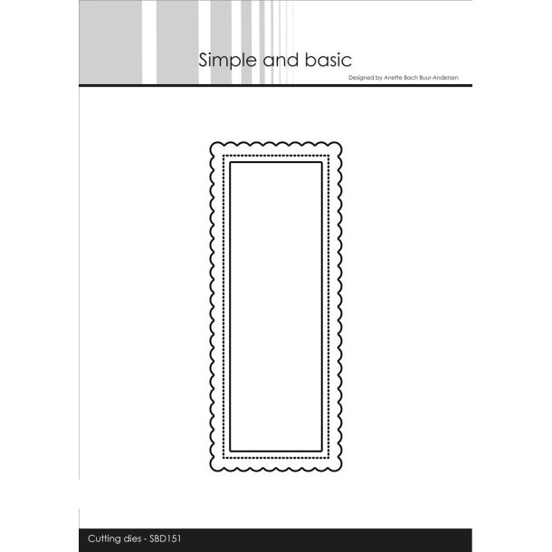 Simpli and Basic die Mini slimcard 12,5x5cm Add-on SBD147-SBD149