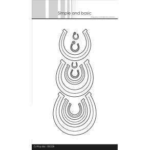 Simple and Basic die Horseshoe St�rste: 7,5x7,5cm