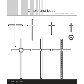 Simple and basic die Crosses St�rste 4x8,5cm