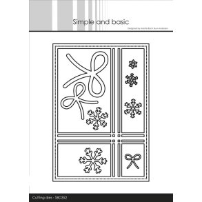 Simple and basic die A& Cover WStrips 10x14,3cm